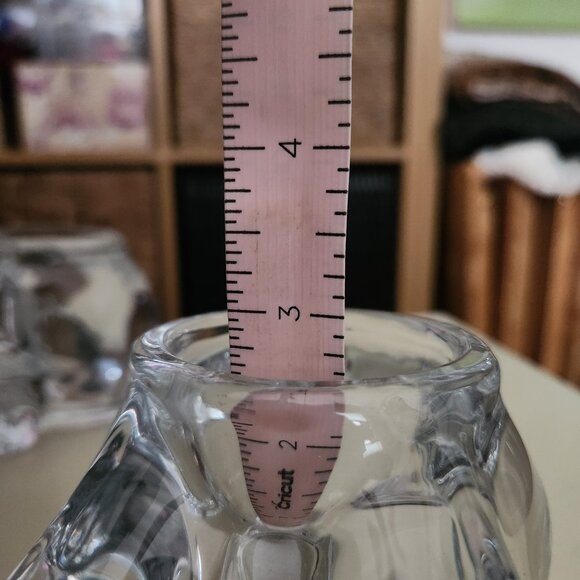 Pair of Glass Skull Candle Holders - Picture 7 of 7